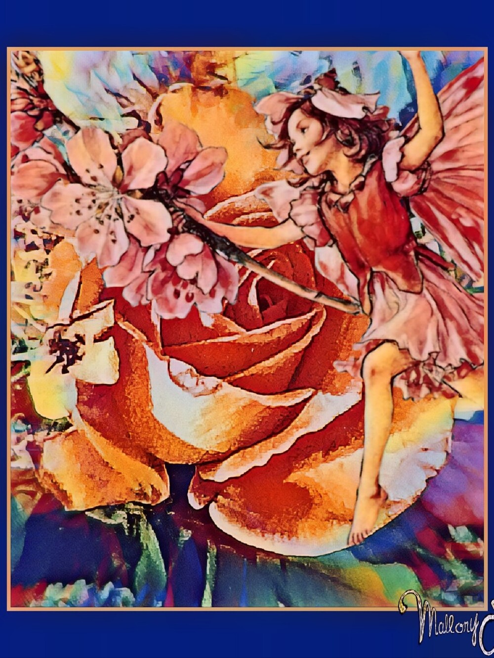 "Once Upon a Time", MalloryJane Original, Framed or Stretched 18.5"(H) x 16"(W)